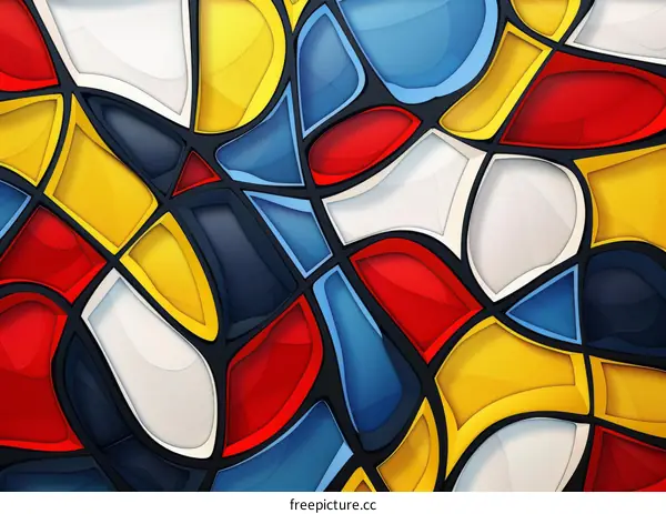 Abstract Colorful Geometric Pattern Design