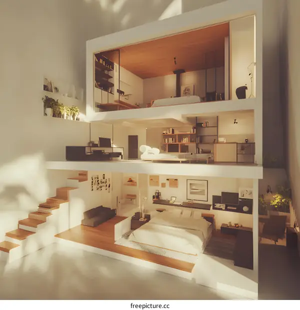 Modern Minimalist Home Design with Open Concept Layout