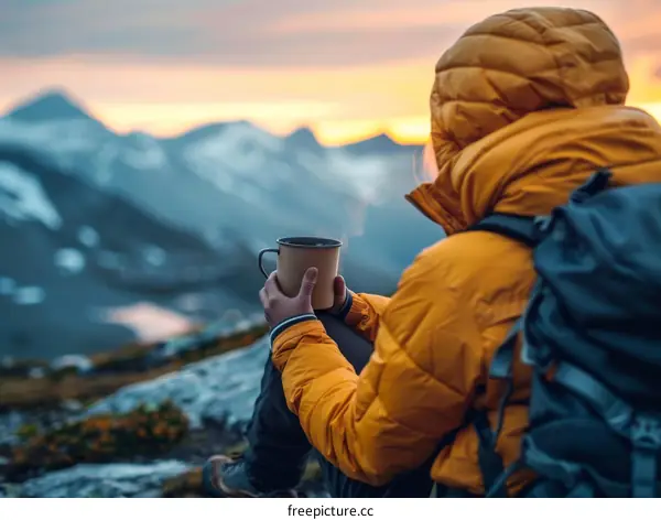 Enjoying the view from the summit
