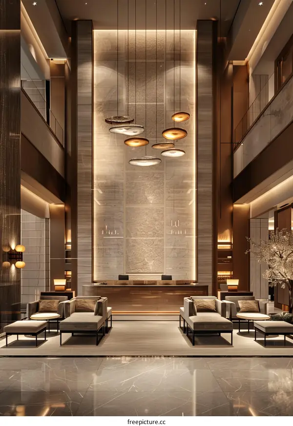 Modern Hotel Lobby Interior Design