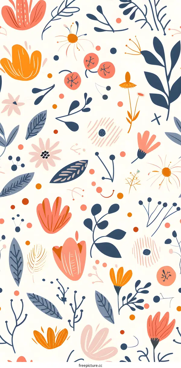 Colorful Floral Pattern Design