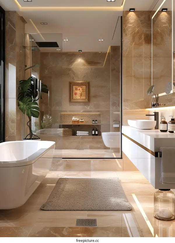Modern Luxury Bathroom Interior Design