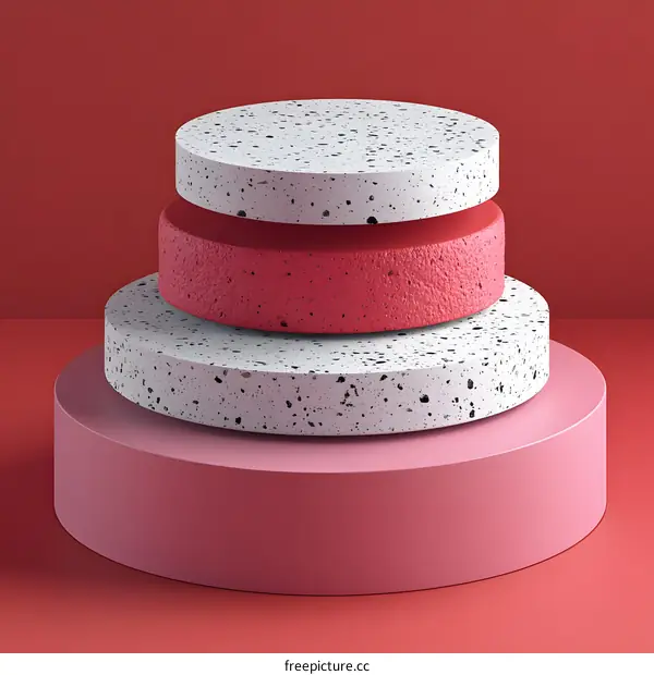 Abstract Geometric Shapes Minimalist Product Display