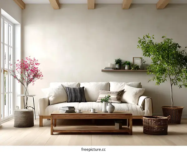 Modern Rustic Living Room Interior Design