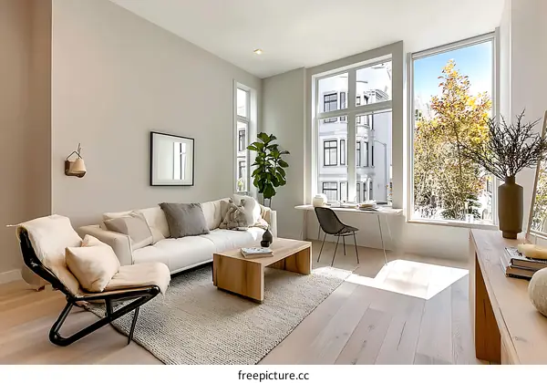 Modern Minimalist Living Room Interior Design