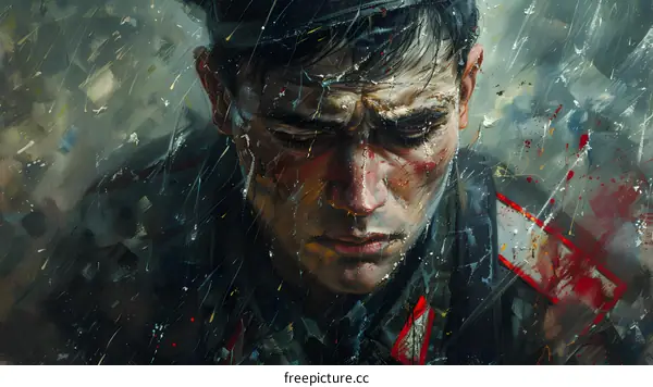 Portrait of a Young Soldier