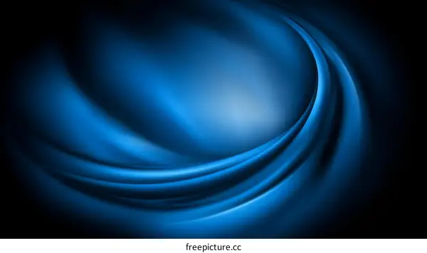 Abstract Blue Wave Background Design