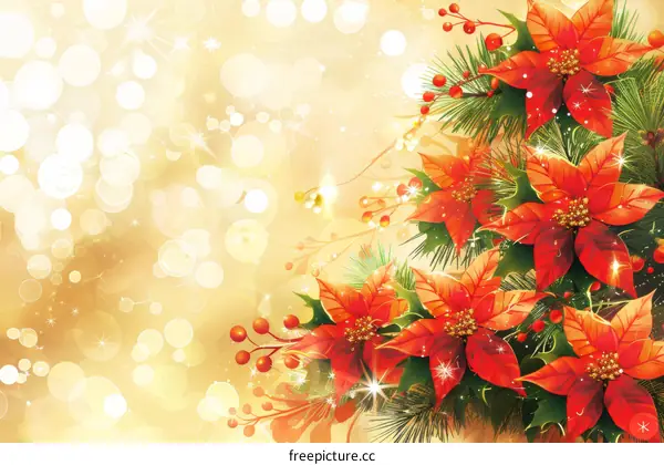 Christmas poinsettia