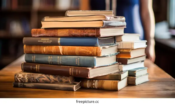 Stack of Old Books