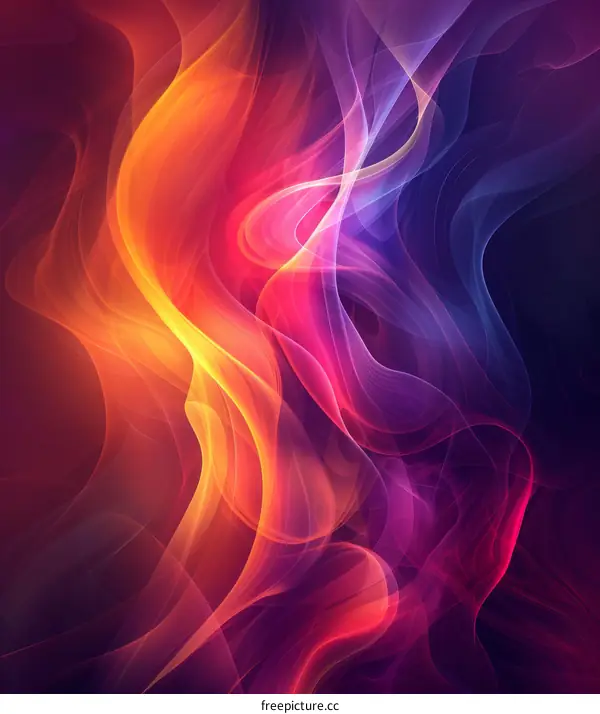 Colorful Flame Art