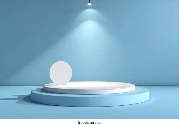 Simple Light Blue Product Showcase