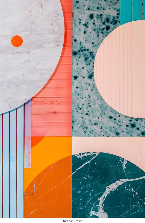 Abstract Geometric Shapes Wall Art