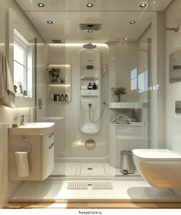 Modern Minimalist Bathroom Design Interior