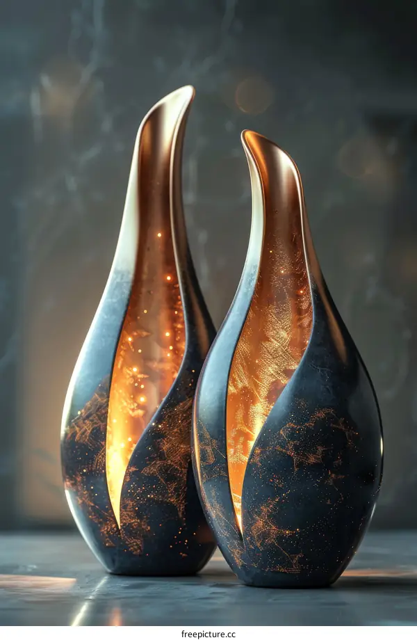 Modern Abstract Decorative Vases