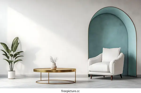 Modern Minimalist Living Room Interior Design