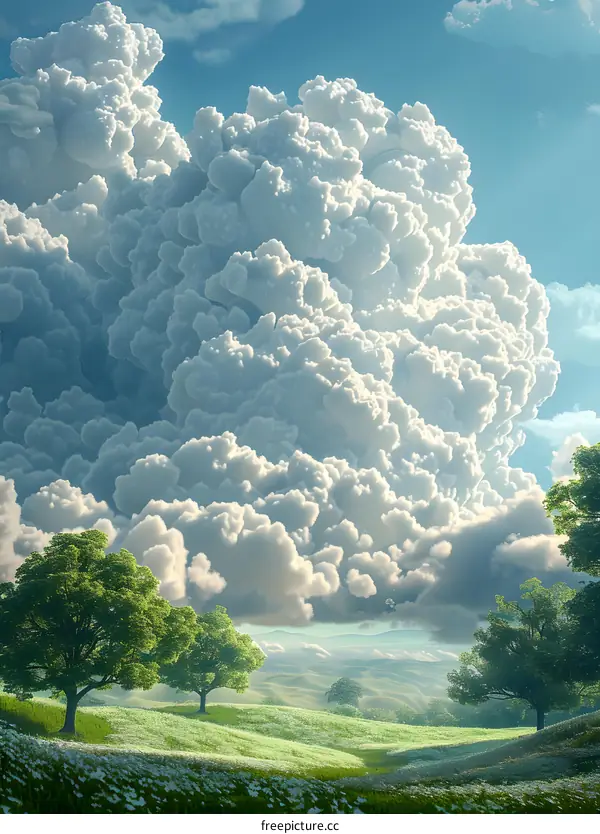 The sky of the countryside