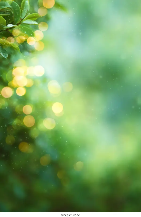 Nature Abstract Bokeh Background