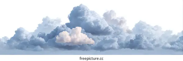 Beautiful Pastel Cloudscape Illustration