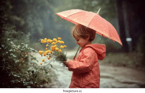 Rainy Day Adventure with a Little Girl