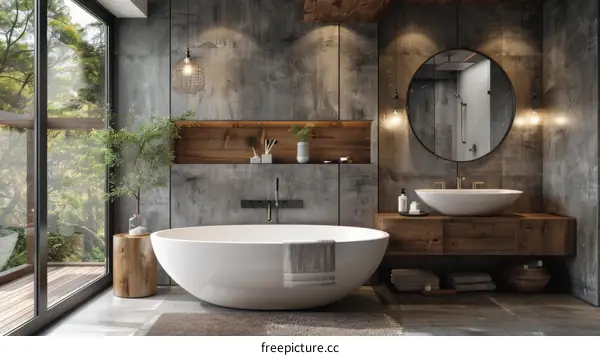 Modern Minimalist Bathroom