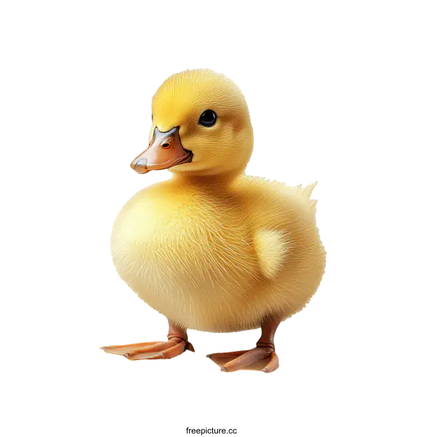 [Transparent Background PNG]Cute Baby Duckling Illustration