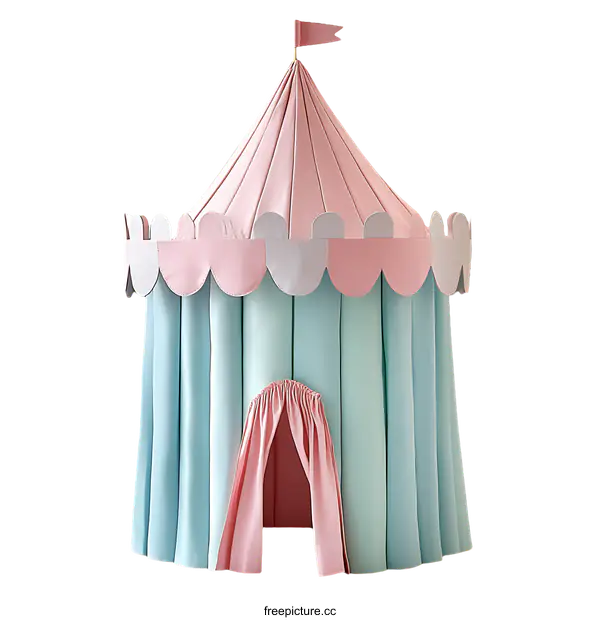 [Transparent Background PNG]Charming Play Tent for Little Princesses