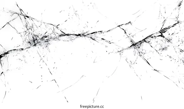 Abstract Broken Glass Texture Illustration