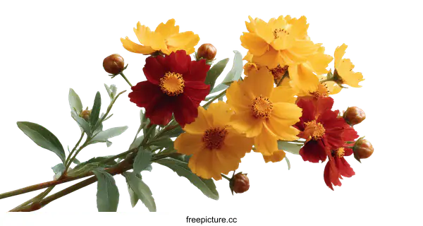 [Transparent Background PNG]Colorful Flower Bouquet Close-up