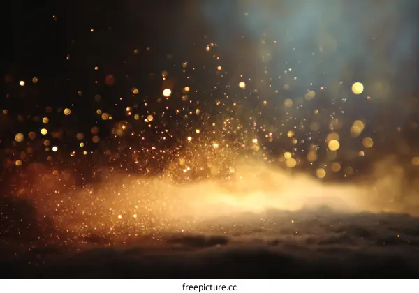 Golden Sparkling Background Design