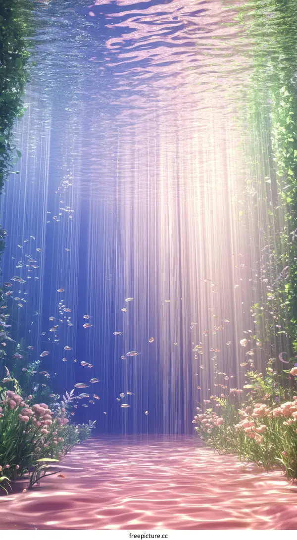 Underwater Fantasy Pathway Illustration