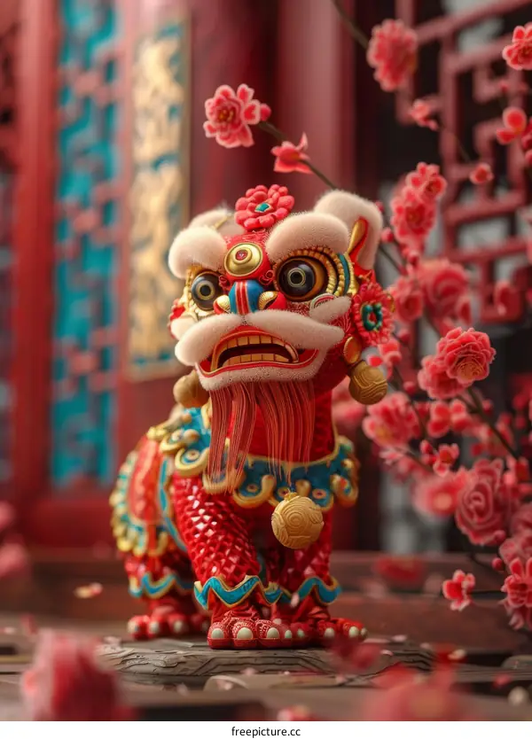 Chinese Lion Dance: A Festive Performance