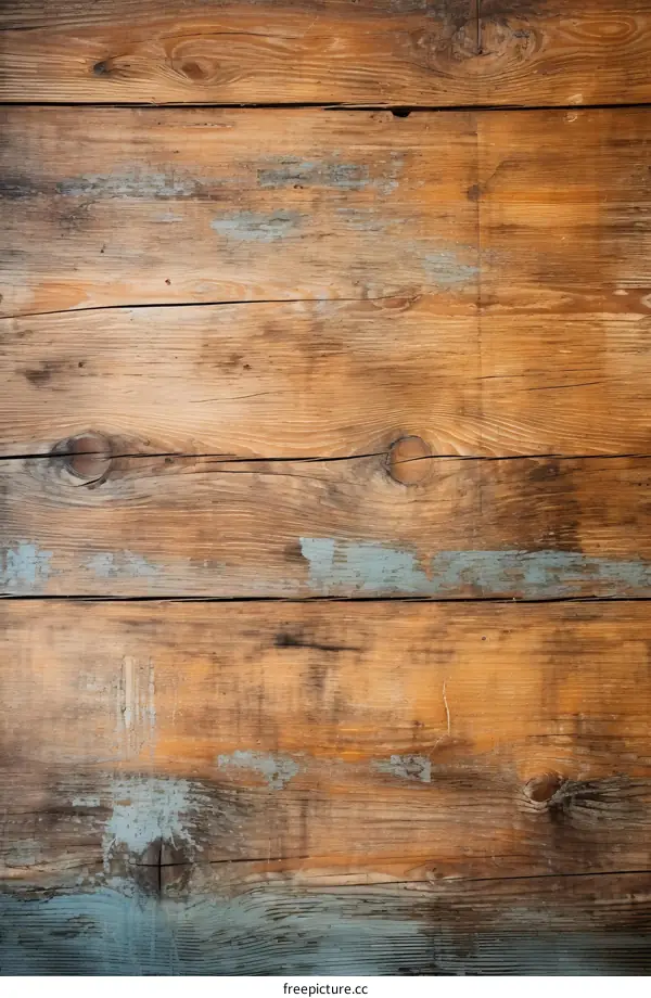 Weathered Wooden Planks Texture Background