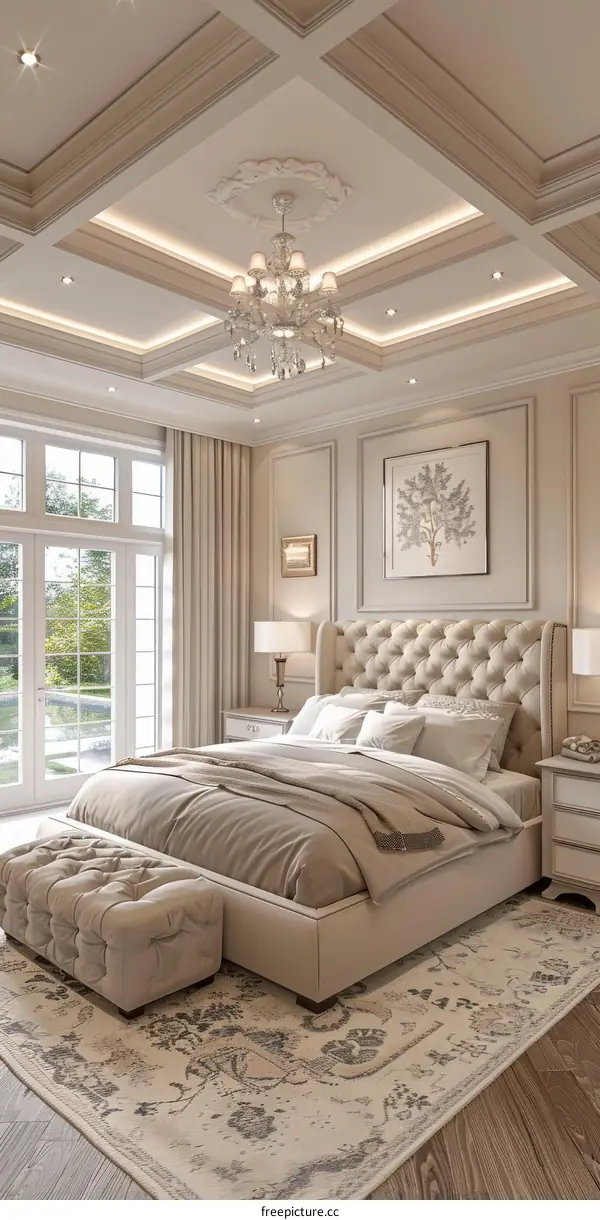 Luxury Bedroom Interior Design with Elegant Details