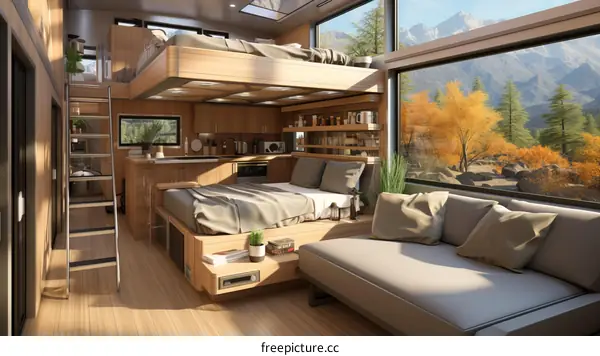 Modern Micro Cabin with Expansive Windows