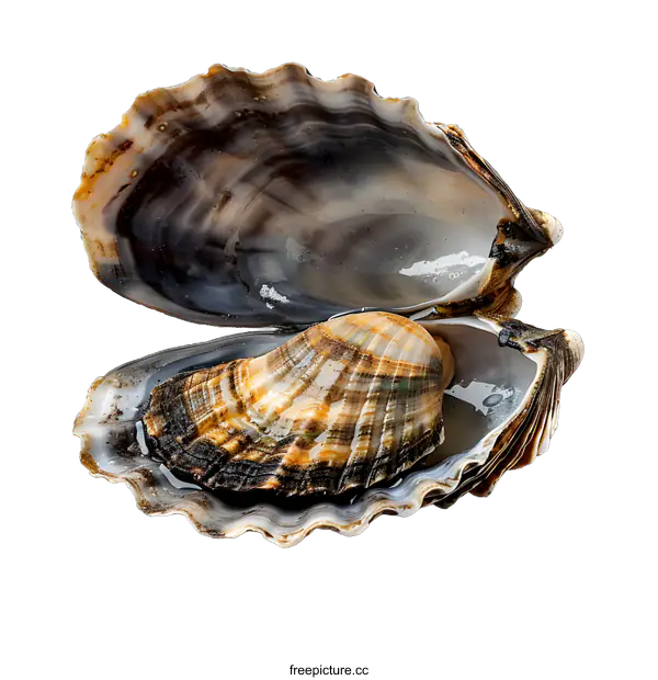 [Transparent Background PNG]Open Goose Barnacle on White Background