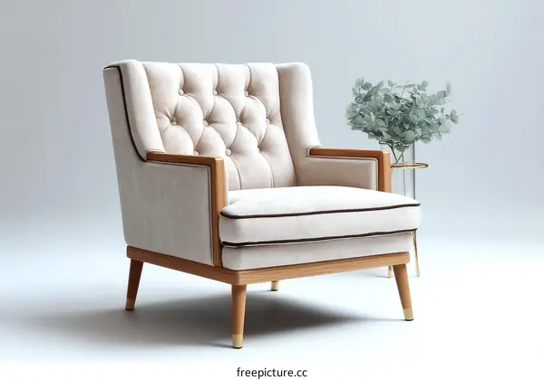 Elegant Mid-Century Modern Armchair Design