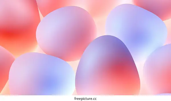 Abstract Colorful Gradient Shapes Background Design