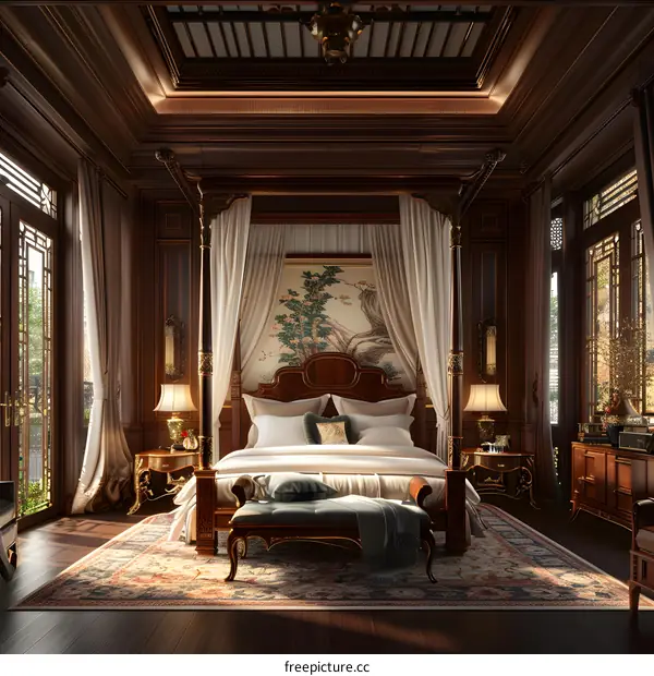 Chinese style bedroom