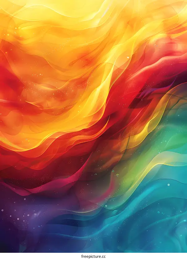 Colorful abstract painting