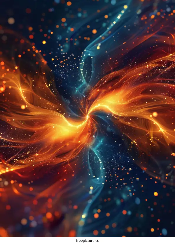 Celestial Flame: Fire Nebula