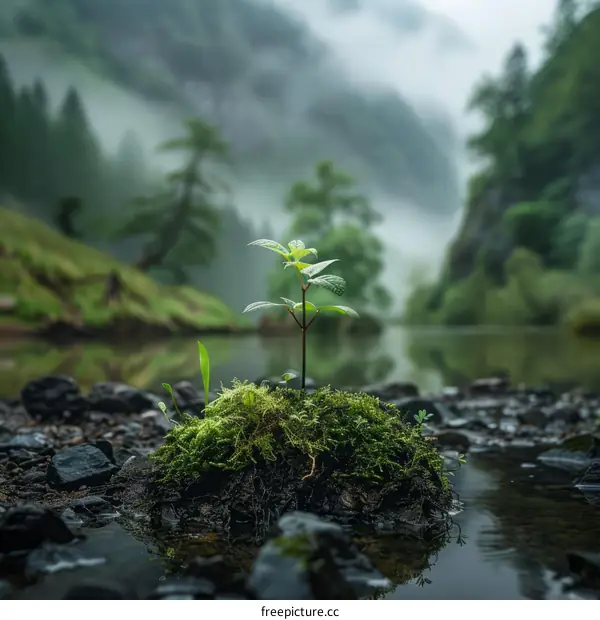 The beauty of nature in a single plant