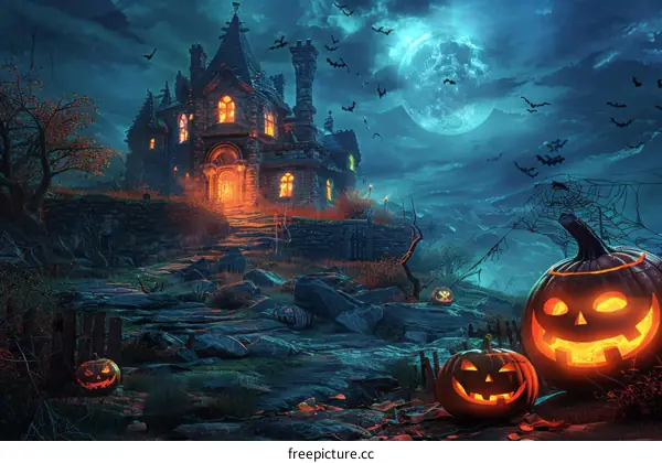 Halloween Pumpkin Jack-o'-Lantern Art