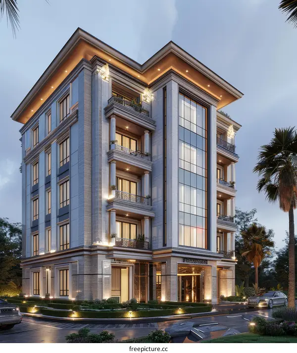 Modern Luxury Apartment Building