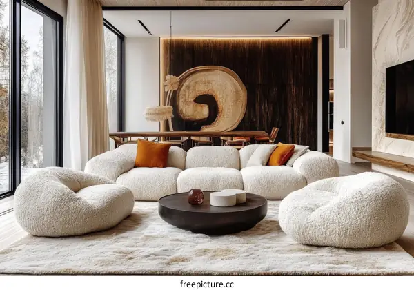 Modern Cozy Living Room Interior Design