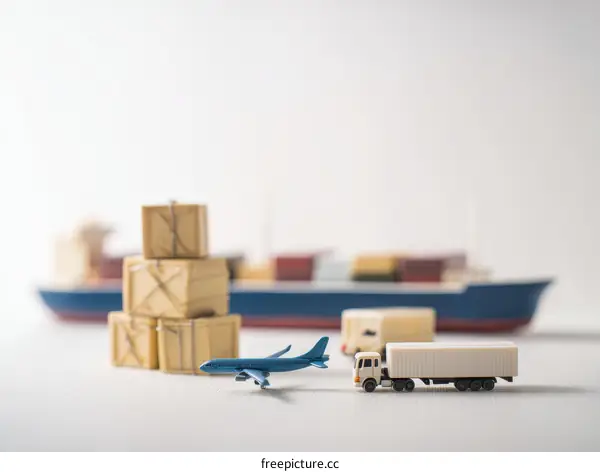 Miniature Transportation Models of Cargo Delivery System