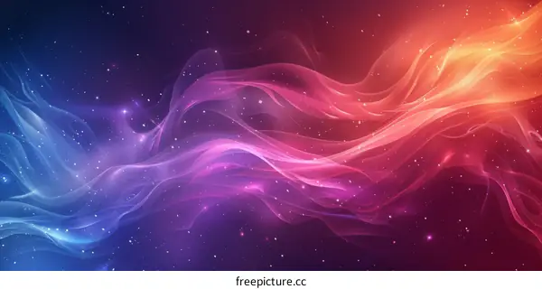 Mystical Nebula in the Expansive Universe