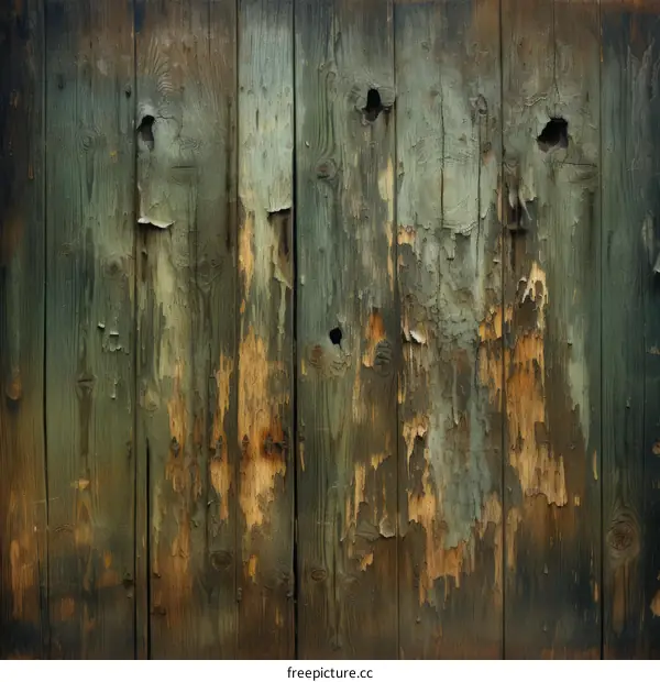 weathered wooden fence texture background