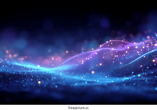 Abstract Digital Wave Forms Background Design