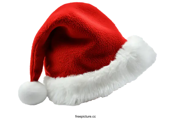 [Transparent Background PNG]Classic Red Christmas Santa Hat