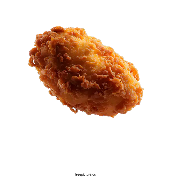 [Transparent Background PNG]Crispy Fried Chicken on White Background
